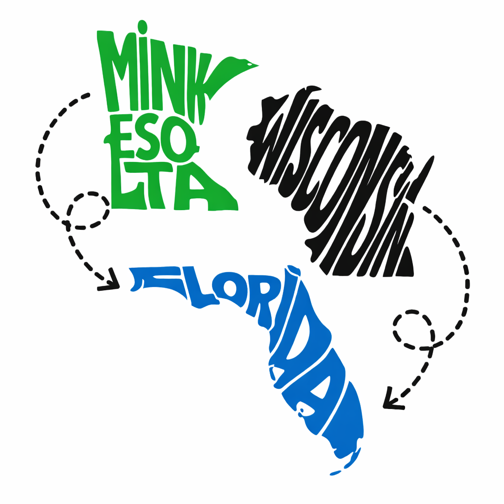 John Griffin's Minnesota Wisconsin and Florida market artwork